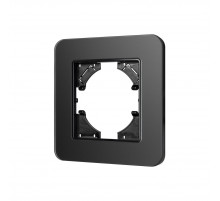 Рамка стеклянная на 1 пост Arlight FRM-OMALI-SFGS-1-BK 049676