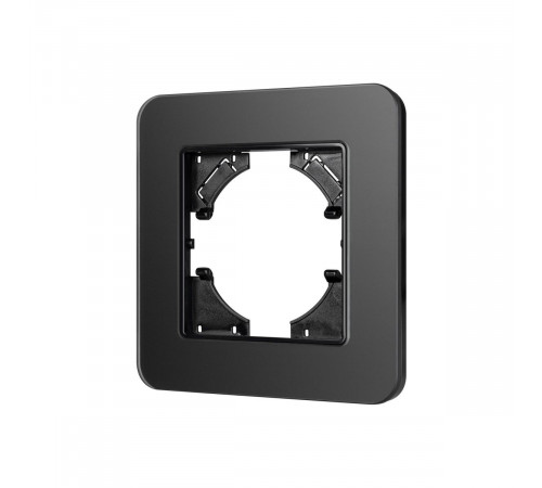 Рамка стеклянная на 1 пост Arlight FRM-OMALI-SFGS-1-BK 049676 Рамка стеклянная на 1 пост Arlight FRM-OMALI-SFGS-1-BK 049676