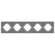 Рамка пластиковая на 5 постов Arlight FRM-TENDO-PL-5-GR 053853