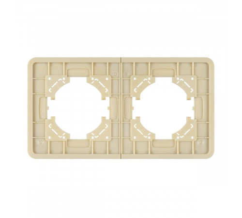 Рамка на 2 поста алюминиевая Arlight FRM-AKIRY-SFAL-2-GD 049739