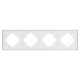 Рамка пластиковая на 4 поста Arlight FRM-TENDO-PL-4-WH 053847
