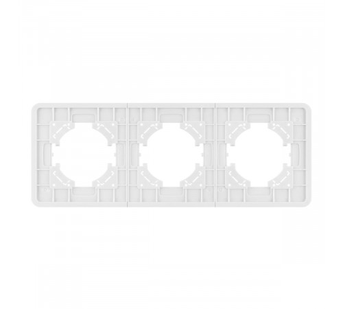 Рамка на 3 поста алюминиевая Arlight FRM-AKIRY-SFAL-3-SR 049740 Рамка на 3 поста алюминиевая Arlight FRM-AKIRY-SFAL-3-SR 049740