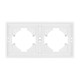 Рамка пластиковая на 2 поста Arlight FRM-TENDO-PL-2-WH 053839