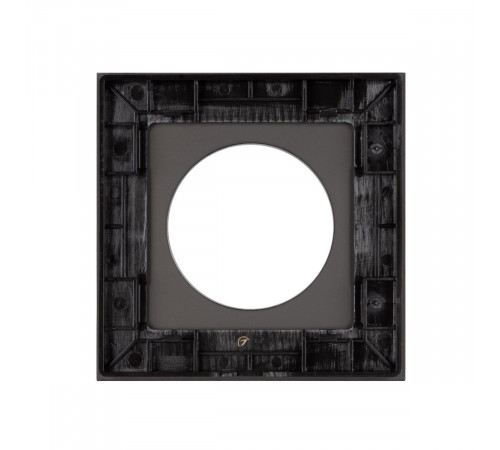 Рамка стеклянная на 1 пост Arlight FRM-GLARE-GC-1-BK 043833 Рамка стеклянная на 1 пост Arlight FRM-GLARE-GC-1-BK 043833