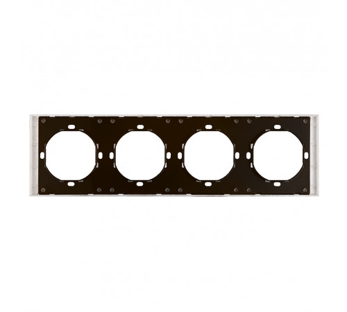 Рамка 4-местная Stekker Мия PFR00-3004-08 пудровый жемчуг 50489