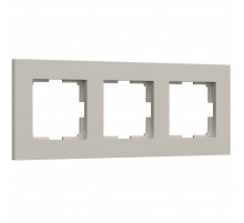 Рамка на 3 поста Werkel Slab (дымчатый софт) W0032917 4690389218439 a071626