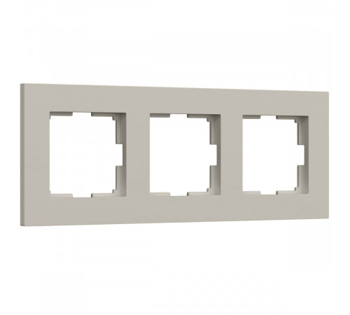 Рамка на 3 поста Werkel Slab (дымчатый софт) W0032917 4690389218439 a071626