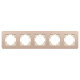 Рамка на 5 постов алюминиевая Arlight FRM-AKIRY-SFAL-5-GD 049748