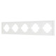 Рамка пластиковая на 5 постов Arlight FRM-TENDO-SFPL-5-WH 054660