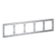 Рамка пластиковая Voltum S70 на 5 постов, (серый) VLS100516