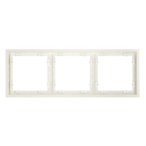 Рамка пластиковая Voltum S70 на 3 пост, (хлопок) VLS100313