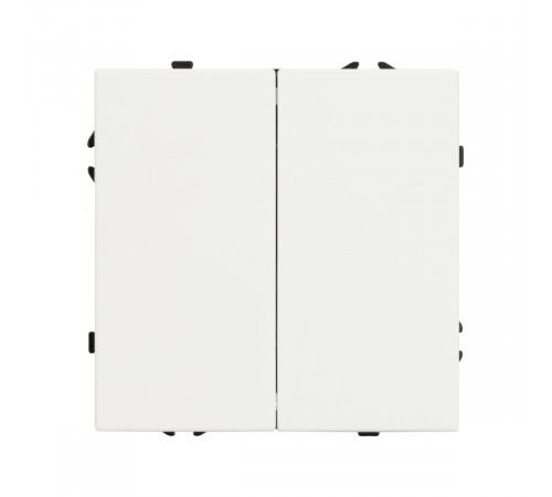 Механизм выключателя двухклавишный проходной Arlight SWT-NOBE-MKP2-SFPL-GD (230V, 10A) 054256