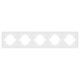 Рамка пластиковая на 5 постов Arlight FRM-TENDO-PL-5-WH 053851
