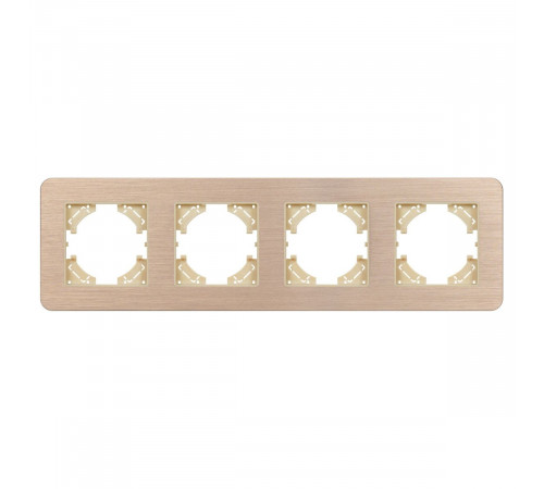 Рамка на 4 поста алюминиевая Arlight FRM-AKIRY-AL-4-GD 049733