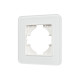Рамка стеклянная на 1 пост Arlight FRM-OMALI-SFGS-1-WH 049675