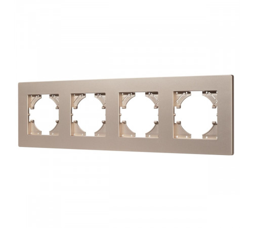 Рамка на 4 поста пластиковая Arlight FRM-PERIO-PL-4-GD 049761 Рамка на 4 поста пластиковая Arlight FRM-PERIO-PL-4-GD 049761