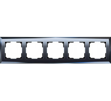 Рамка Werkel Diamant на 5 постов черный WL08-Frame-05 4690389063664