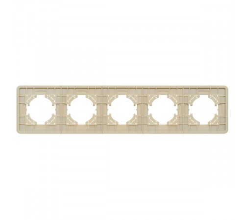 Рамка на 5 постов стеклянная Arlight FRM-OMALI-SFGS-5-GD 049723 Рамка на 5 постов стеклянная Arlight FRM-OMALI-SFGS-5-GD 049723