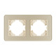 Рамка на 2 поста стеклянная Arlight FRM-OMALI-SFGS-2-GD 049711