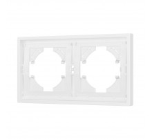 Рамка пластиковая на 2 поста Arlight FRM-TENDO-PL-2-WH 053839