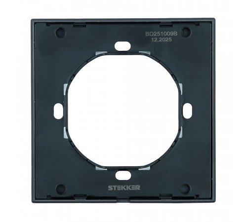 Рамка 1-местная Stekker Мия PFR00-3001-05 черный бархат 50461