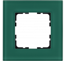 Рамка 1-постовая стекло цвет Лазурный Jasmart G1001GJ