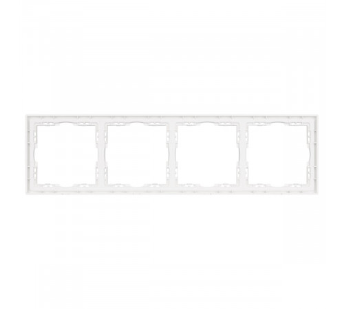 Рамка пластиковая Arlight FRM-NOBE-SFPL-4-WH 054223