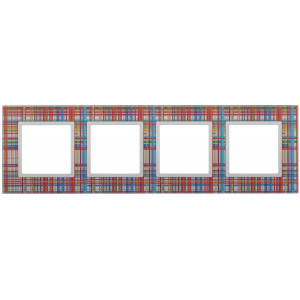 Рамка на 4 поста Эра Elegance 14-5104-00