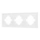 Рамка пластиковая на 3 поста Arlight FRM-TENDO-SFPL-3-WH 054653