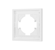 Рамка пластиковая на 1 пост Arlight FRM-TENDO-PL-1-WH 053835