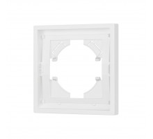 Рамка пластиковая на 1 пост Arlight FRM-TENDO-PL-1-WH 053835