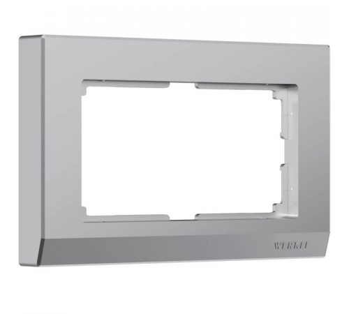 Рамка для двойной розетки Werkel Stark серебряный W0081806 4690389162091 Рамка для двойной розетки Werkel Stark серебряный W0081806 4690389162091