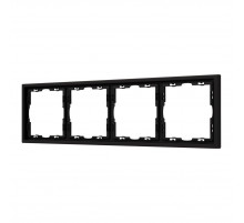 Рамка пластиковая Arlight FRM-NOBE-SFPL-4-BK 054224