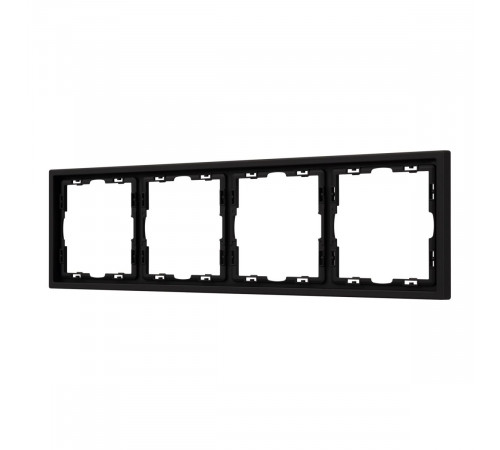 Рамка пластиковая Arlight FRM-NOBE-SFPL-4-BK 054224