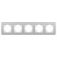 Рамка на 5 постов алюминиевая Arlight FRM-AKIRY-SFAL-5-SR 049746