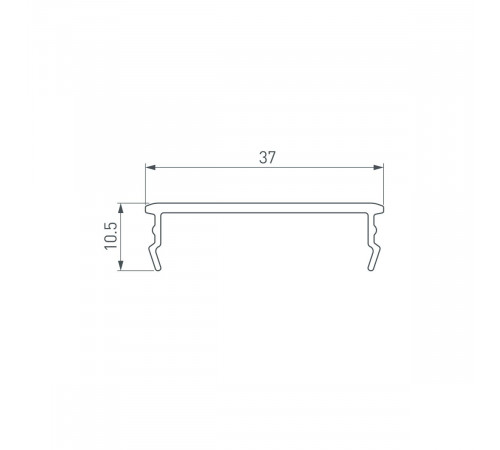 Экран Arlight IP-LINE-4050-2000 OPAL (Пластик) 053900 Экран Arlight IP-LINE-4050-2000 OPAL (Пластик) 053900