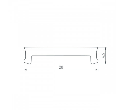 Экран Arlight W21-5000 BLACK SILICONE (Силикон) 064498
