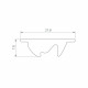 Экран асимметричный Arlight SL-LINE-W20-2500 (Пластик) 033746(1)