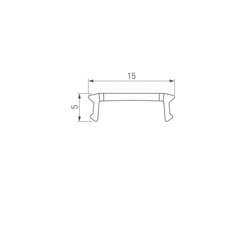 Экран Arlight LINE-2000 NARROW WHITE (Пластик) 058284