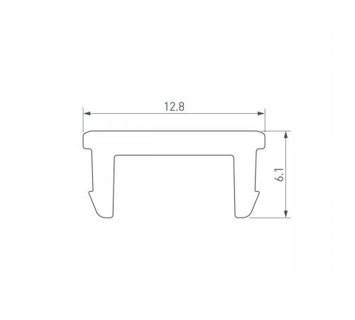 Экран Arlight STRETCH-COMFORT-14-CEIL-CENTER-2000 MAT-BLACK 065210