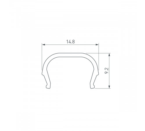 Экран Arlight LINE-D-1515-2000 OPAL (Пластик) 061085