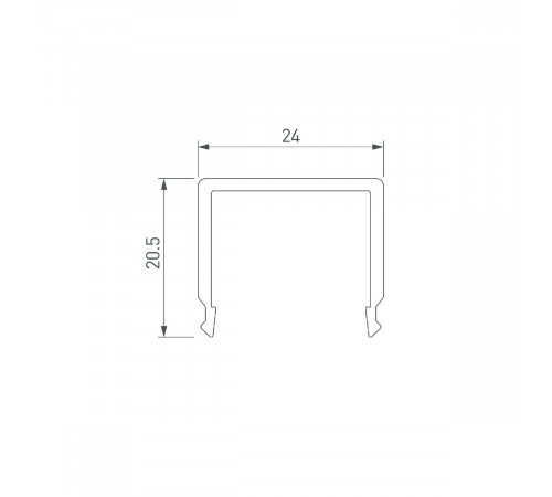 Экран Arlight G-K MAT-L для PLS-GIP, LOCK 019210(1) Экран Arlight G-K MAT-L для PLS-GIP, LOCK 019210(1)
