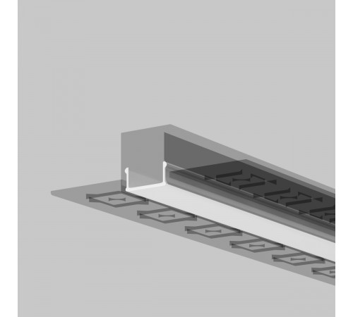 Рассеиватель для профиля 53x13, 50x22, 43x23 (Белый, 10 м), ALM-5314-O-DF-2M Maytoni Led Strip 642087