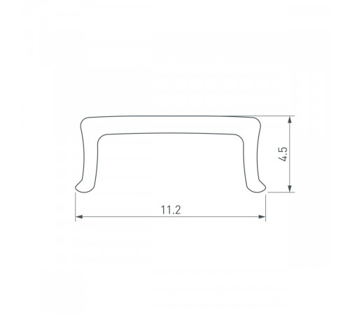 Экран призматический Arlight FANTOM-W12-2000 BLACK (Пластик) 063978
