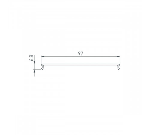Экран Arlight POWER-W100H70-2000 OPAL (Пластик) 049945