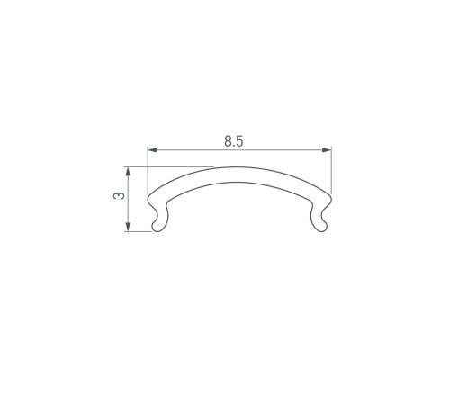 Экран Arlight WARDROBE-1530-2000 OPAL 050159