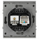 Розетка Эра Arktik 16-3110-03 комбинированная RJ45+TV алюминий Б0070496