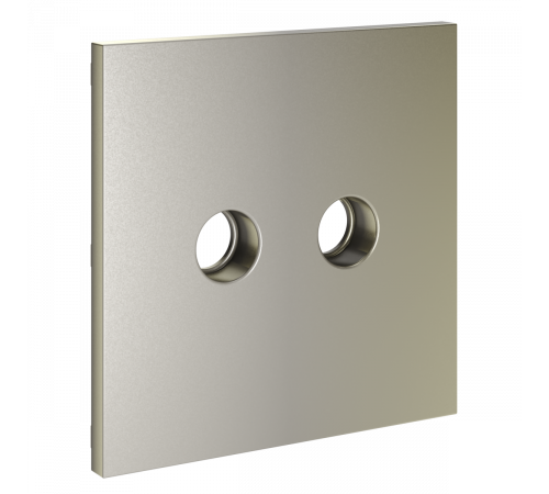 Накладка для розетки телевизионной оконечной TV+SAT Voltum S70 (шелк) VLS001604