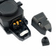 Розетка переносная 3-местная c/з Stekker RST16-3-44 250В 16А IP44 черный 50806
