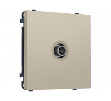 Комплект механизма TV розетки оконечной SIGMA Кашемир 50-870 MHz 1dB QUANT PRO Ambrella Volt MS353010 (SP3530, PR202)